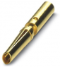 Receptacle, 0.08-0.25 mm², crimp connection, gold-plated, 1621571