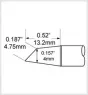 SCV-DRH440A METCAL Soldering tips, desoldering tips and hot air nozzles