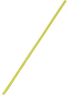 Heatshrink tubing, 3:1, (4.8/1.5 mm), polyolefine, cross-linked, yellow/green