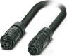 Power cable, 10 m, socket, 3 pole straight to plug, 3 pole straight, 1150692