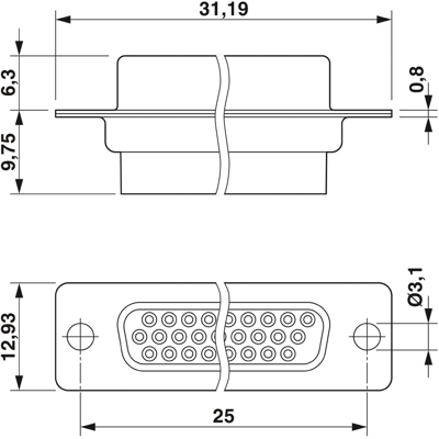 1655124 Phoenix Contact D-Sub Connectors Image 2