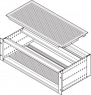 EuropacPRO Cover Plate for Bolting to Side Panel,SNCF, 84 HP, 235 mm