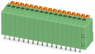 PCB terminal, 17 pole, pitch 2.54 mm, AWG 26-20, 6 A, spring-clamp connection, green, 1889877