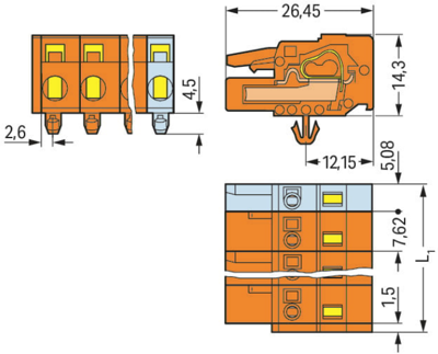 231-710/125-000 WAGO PCB Connection Systems Image 2