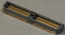 Pin header, 80 pole, pitch 0.8 mm, straight, black, 1658013-2