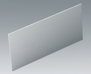 Front panel 179x88 mm, gray, Al, A9146101