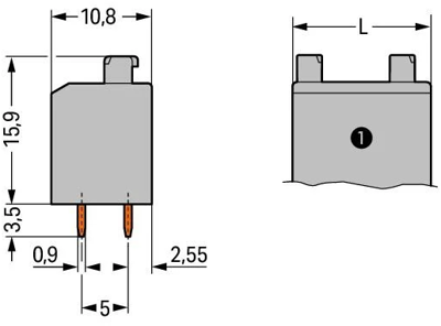 735-303/001-000 WAGO PCB Terminal Blocks Image 2