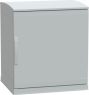 Control cabinet, (H x W x D) 750 x 750 x 620 mm, IP44, polyester, light gray, NSYPLAZT776G