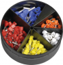 Assortment Box with insulated twin wire end ferrules, 225 pieces