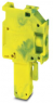 Plug, screw connection, 0.2-6.0 mm², 1 pole, 32 A, 8 kV, yellow/green, 3045295