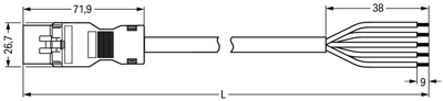 891-8995/205-103 WAGO Pre-assembled Connector Systems Image 2