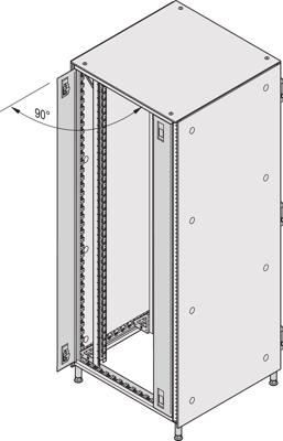 23130-343 SCHROFF Accessories for Enclosures