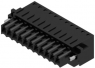 Socket header, 11 pole, pitch 3.5 mm, straight, black, 1691200000