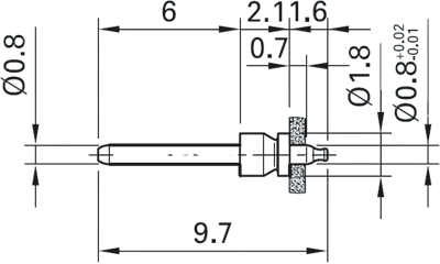 42.0054 Stäubli Electrical Connectors Pins Image 2