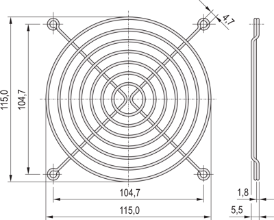 60197-019 SCHROFF Accessories for Enclosures