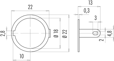 04 0183 009 binder Accessories for Industrial Connectors Image 2