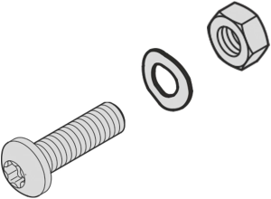 Assembly Kit for 1 AC or DC Replacement Fan