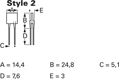 MF-R400 Bourns Electronics GmbH Resettable PTC-Fuses Image 2