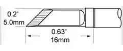 SCP-DRK50 METCAL Soldering tips, desoldering tips and hot air nozzles