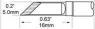 SCP-DRK50 METCAL Soldering tips, desoldering tips and hot air nozzles