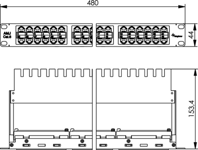 100007036 Telegärtner Connectin Modules, Patch Distributors Image 2