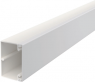 Cable duct, (L x W x H) 2000 x 60 x 40 mm, PVC, pure white, 6191134