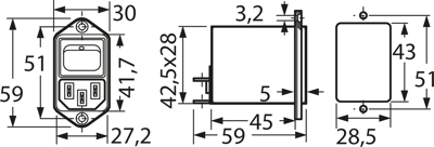 4302.5311 SCHURTER Interference suppression filter Image 2