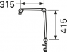 Screw clamp tripod, Distelkamp LDS 10 for LDA 4