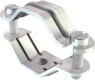 Spacer clamp, max. bundle Ø 20 mm, steel, galvanized, (L x W) 48 x 14 mm