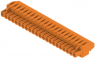 Socket header, 22 pole, pitch 5 mm, angled, orange, 1958680000