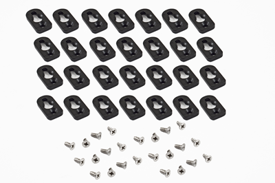 1557FOOTBK-24 Hammond Accessories for Enclosures