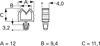 9666AA00 fastpoint Cable Holders Image 2