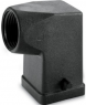 Grommet housing, size HA3, polyamide, M20, angled, longitudinal bow locking, IP65, 19427300