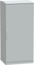 Control cabinet, (H x W x D) 1500 x 750 x 620 mm, IP44, polyester, light gray, NSYPLAZT1576G