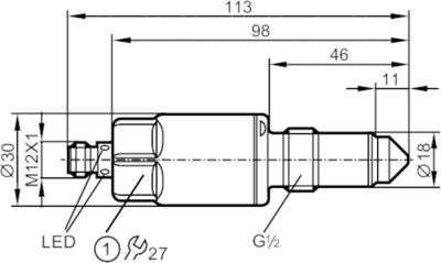 LX0041 IFM electronic Float Switches, Flow Sensors