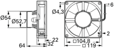 AC4300H ebm-papst Axial Fans Image 2