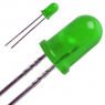 LED, THT, Ø 5.9 mm, green, 565 nm, 0.018 to 0.04 cd, 60°, L-53SGD