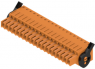 Socket header, 19 pole, pitch 3.5 mm, straight, orange, 1691740000