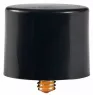 Cap, round, Ø 10 mm, (H) 8 mm, black, for pushbutton switch, AT407A