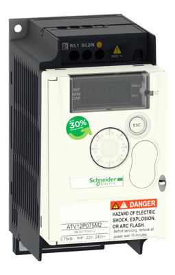 ATV12P075M2 Schneider Electric Variable speed drive and Accessories Image 1