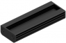 Heat sink for LED, with enclosure, 6.5 K/W, Aluminium, black anodised