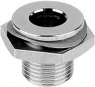 Feed through socket, for 6 mm shafts, 729.