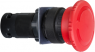 Emergency stop, rotary release, mounting Ø  22 mm, unlit, 1 Form A (N/O) + 1 Form B (N/C), XB7ES545P