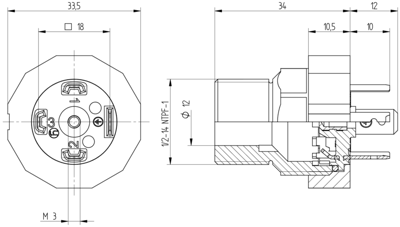 931297004 Hirschmann Automation and Control DIN Valve Connectors Image 2