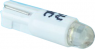 LED lamp, W2x4.6d, 2 lm, 24 V (DC), 24 V (AC), 6000 K, 60 °, clear, white