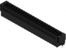 Pin header, 24 pole, pitch 3.5 mm, straight, black, 1290720000