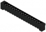 Pin header, 16 pole, pitch 5.08 mm, straight, black, 1820640000