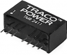 DC/DC converter, 18-75 VDC, 2 W, 2 outputs, ±12 VDC, 81 % efficiency, TMR 4822