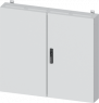 Surface-mounted wall cabinet, (H x W x D) 950 x 1050 x 140 mm, IP44, steel, white, 8GK1052-4KK41