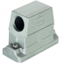 Grommet housing, size 16B, die-cast aluminum, M20, angled, screw locking, IP69/IPX9K/IP68/IP66, 19398160545